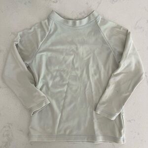 Minnow unisex light blue rashguard size 2T